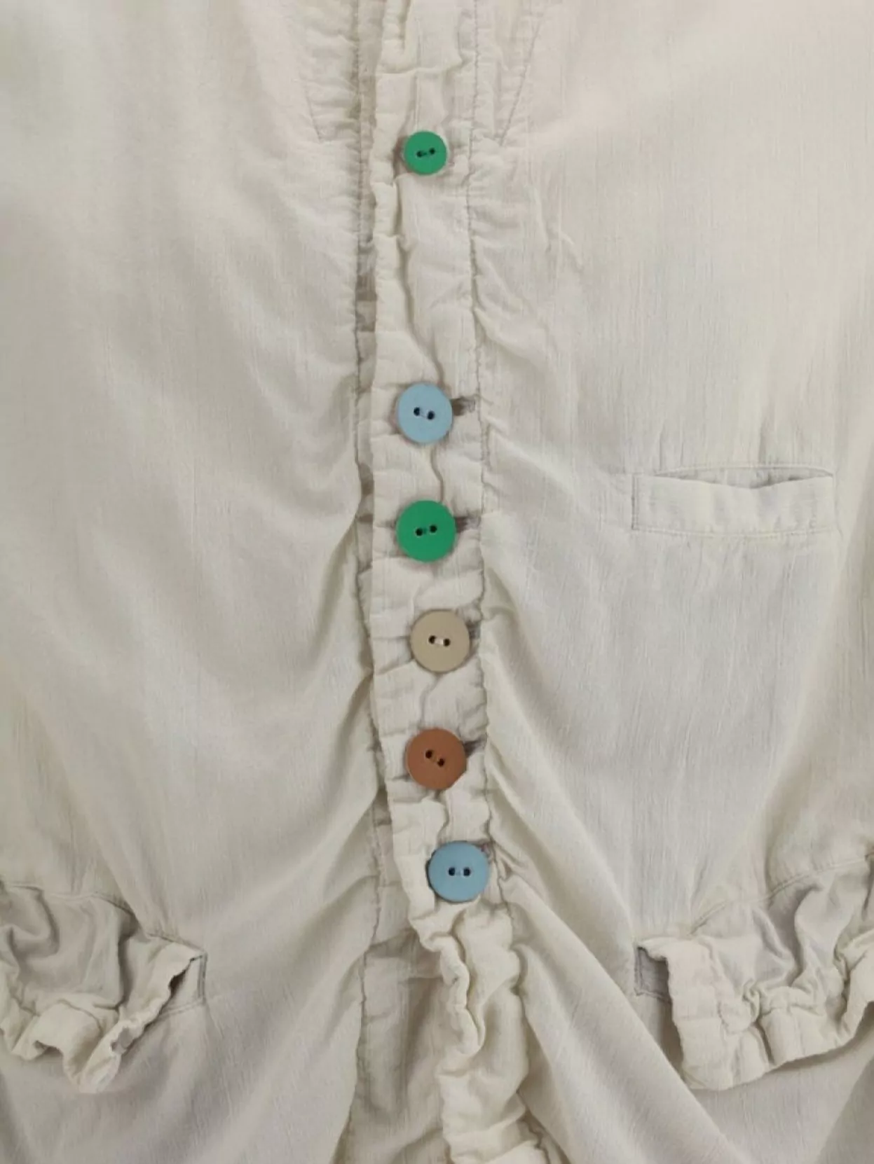 Undercover Buttoned Jacket Frayed Edges