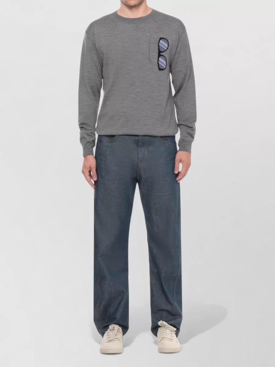 Moschino Virgin Wool Crewneck Sweater