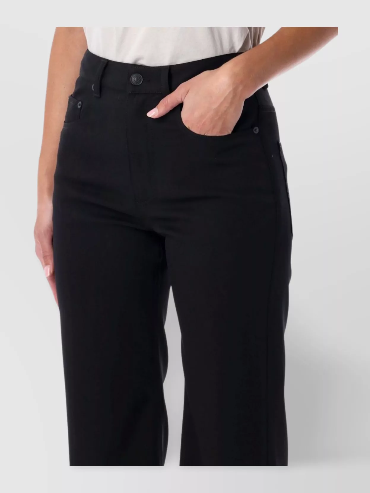Balenciaga Trousers With Pockets And Belt Loops