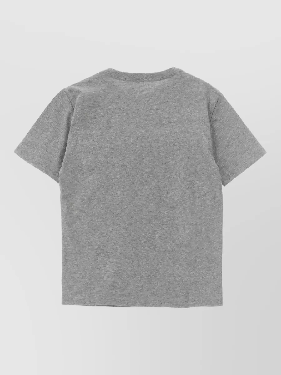 Polo Ralph Lauren Ribbed Crewneck Cotton T-Shirt