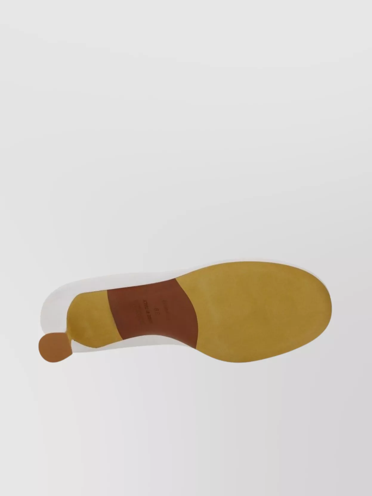 Moschino "duck" Almond Toe Curved Heel Pumps