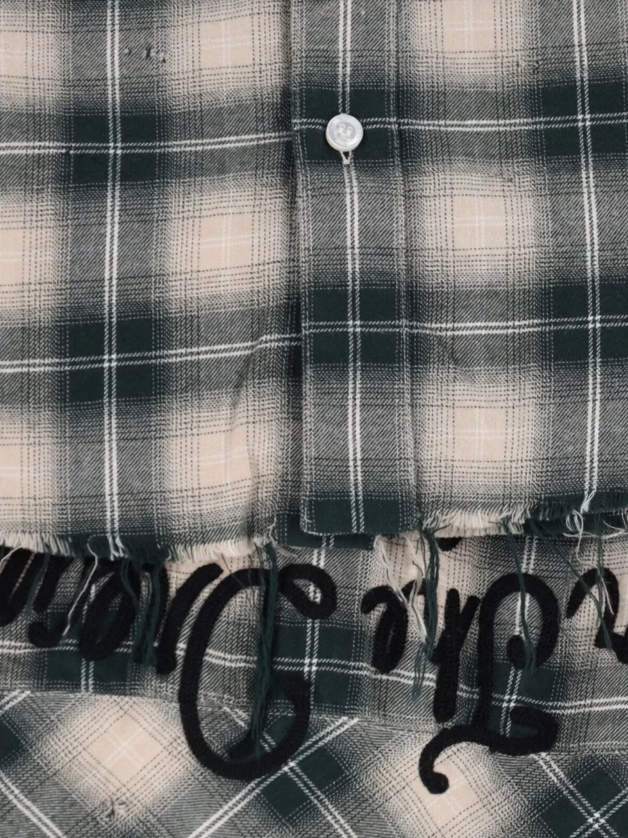 Amiri Plaid Shirt Featuring Chest Pockets