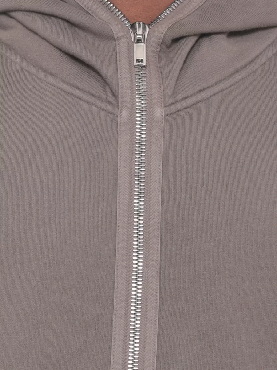 Rick Owens Drkshdw Oversized Cotton Zip-Up Hooded Jacket