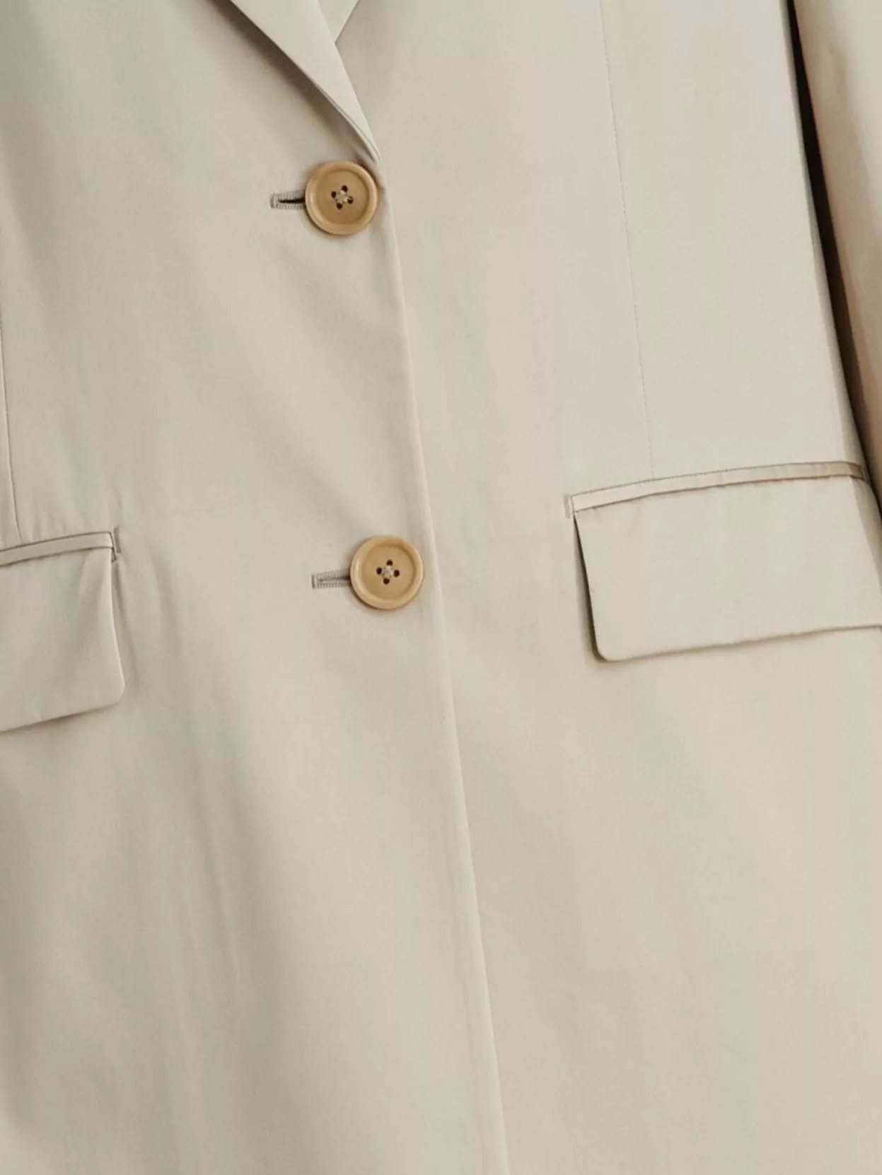 Prada Longline Notch Lapel Flap Pockets Coat