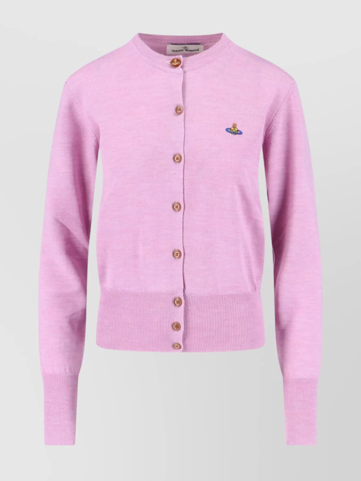 Vivienne Westwood Ribbed Hem And Cuffs Crewneck Sweater In Multi