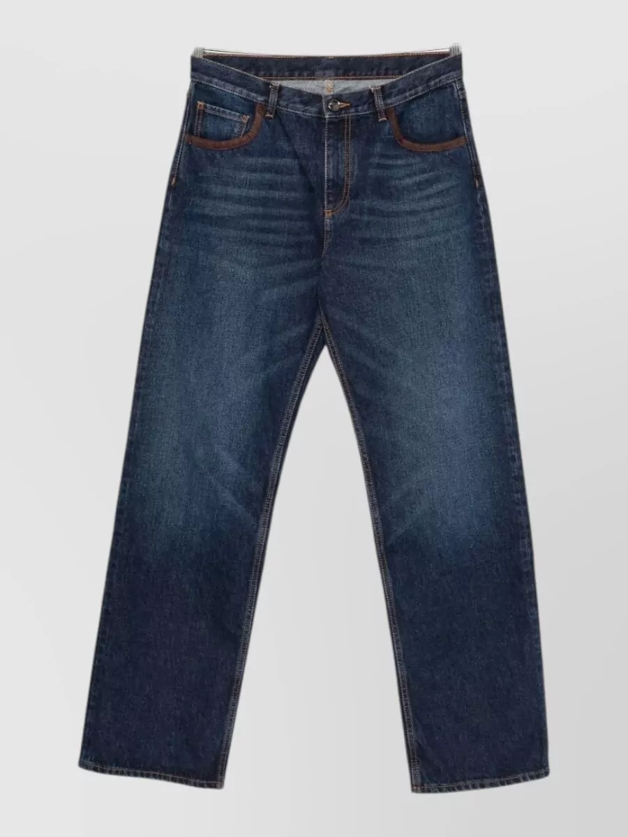 Etro Denim Straight-Leg Jeans