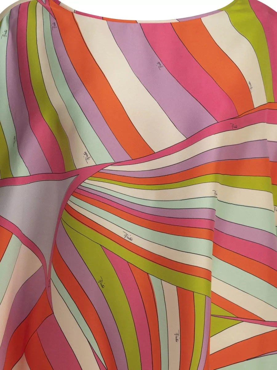 Pucci Silk Short Kaftan Dress