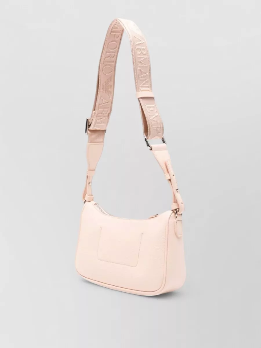 Emporio Armani Logo Embroidered Shoulder Bag