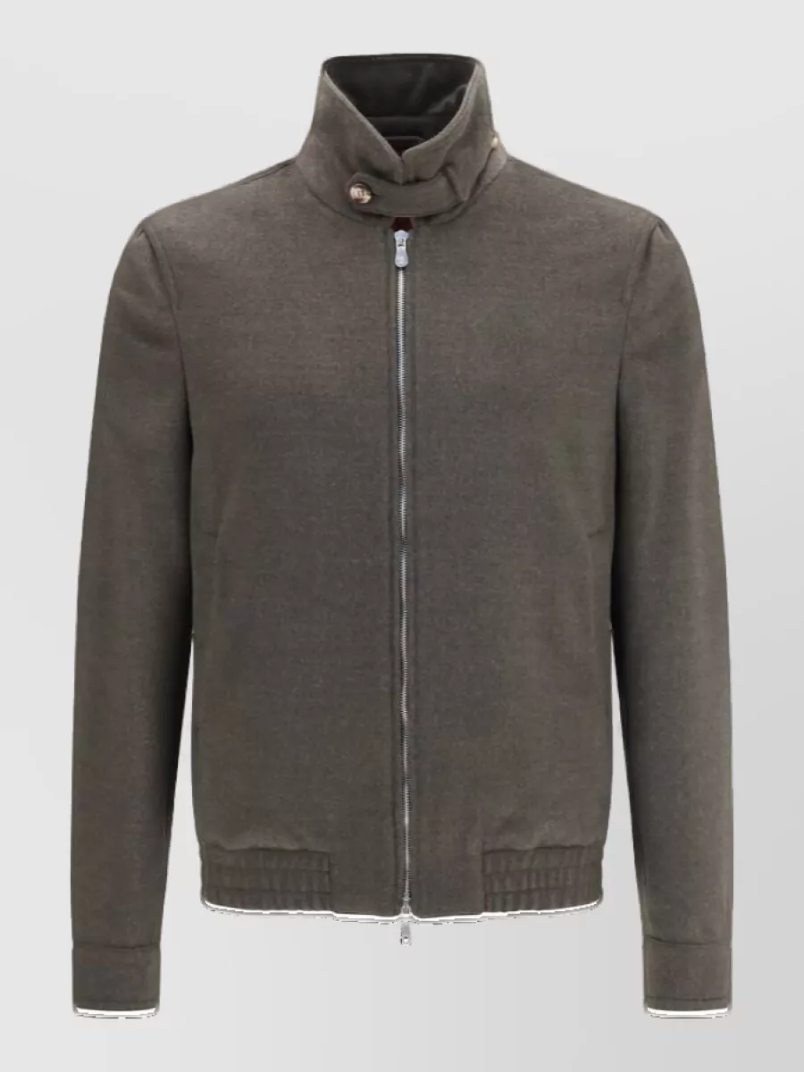 Brunello Cucinelli wool single-breasted full-length coat