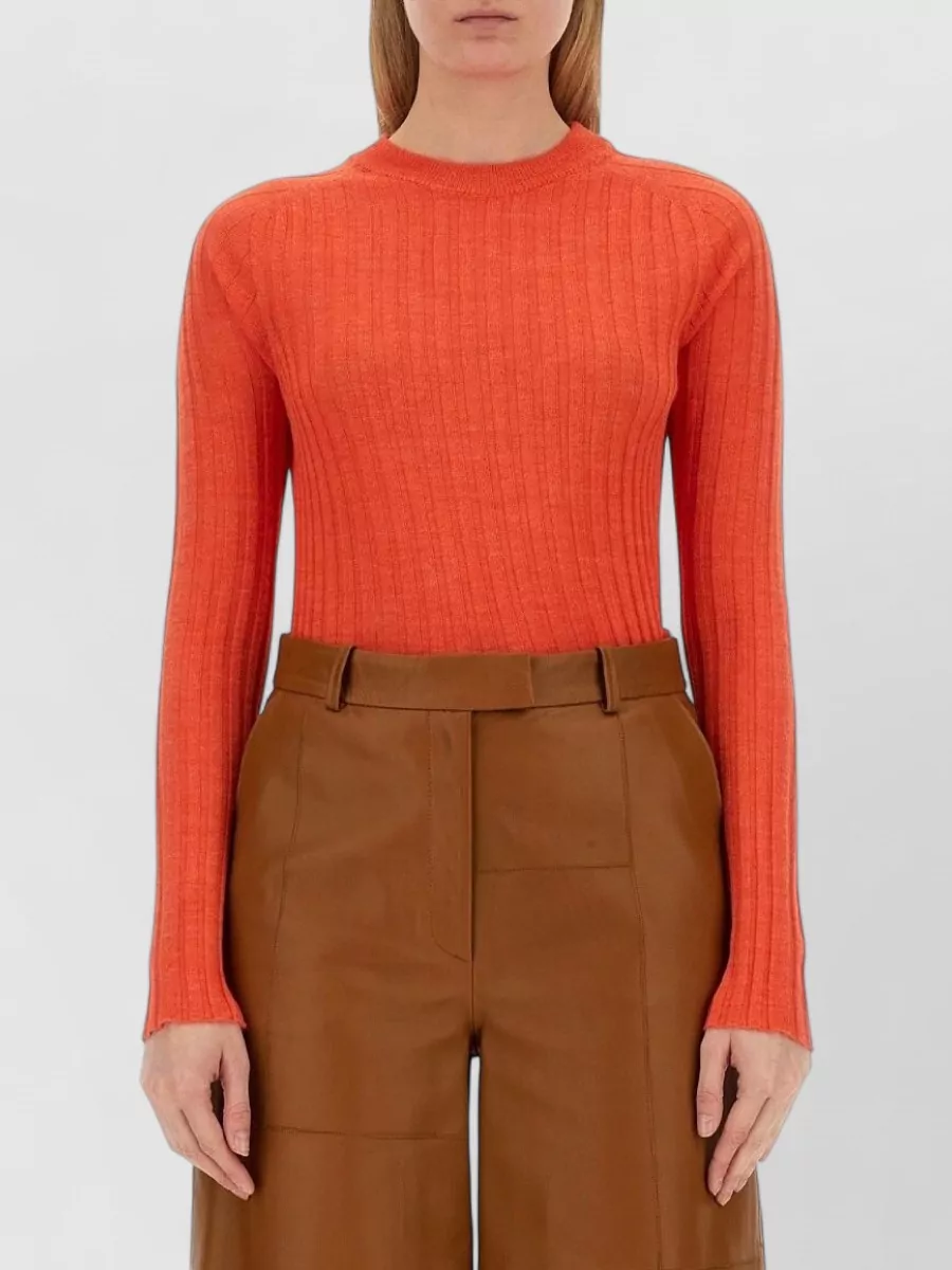 Alysi Ribbed slim-fit knitted top