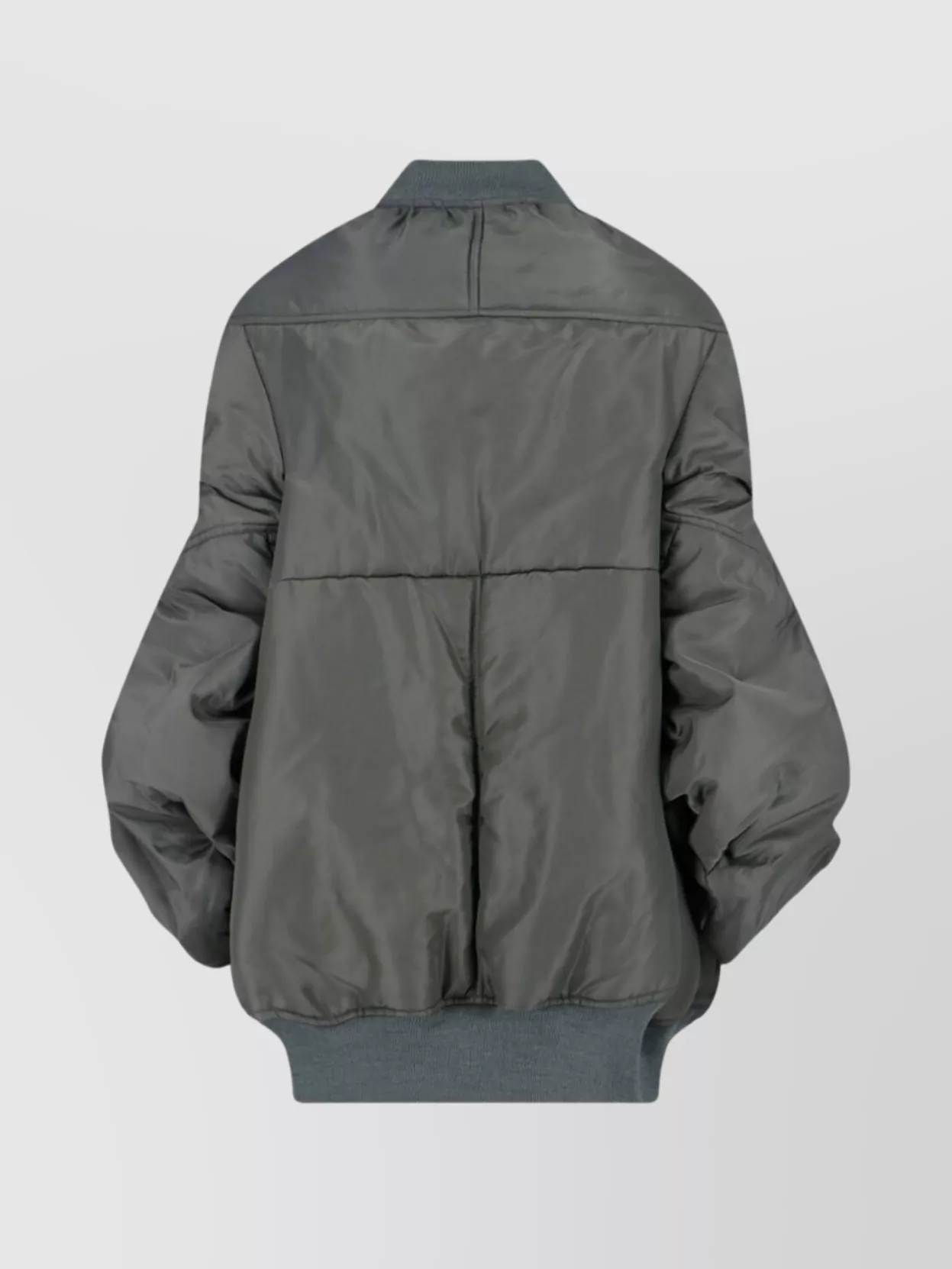 Junya Watanabe Relaxed Fit Jacket With Front Pockets And Ribbed Cuffs In Gray