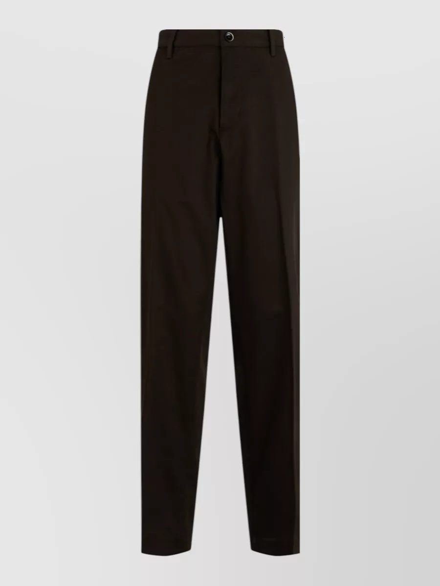 Nine In The Morning virgin wool high-rise straight-leg trousers