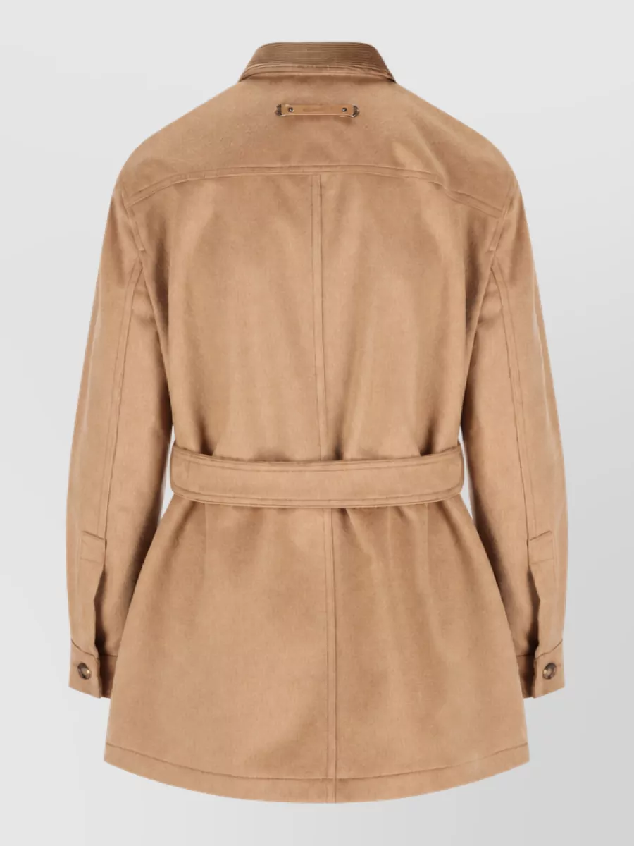 Max Mara Camel Hair Single Breasted Coat