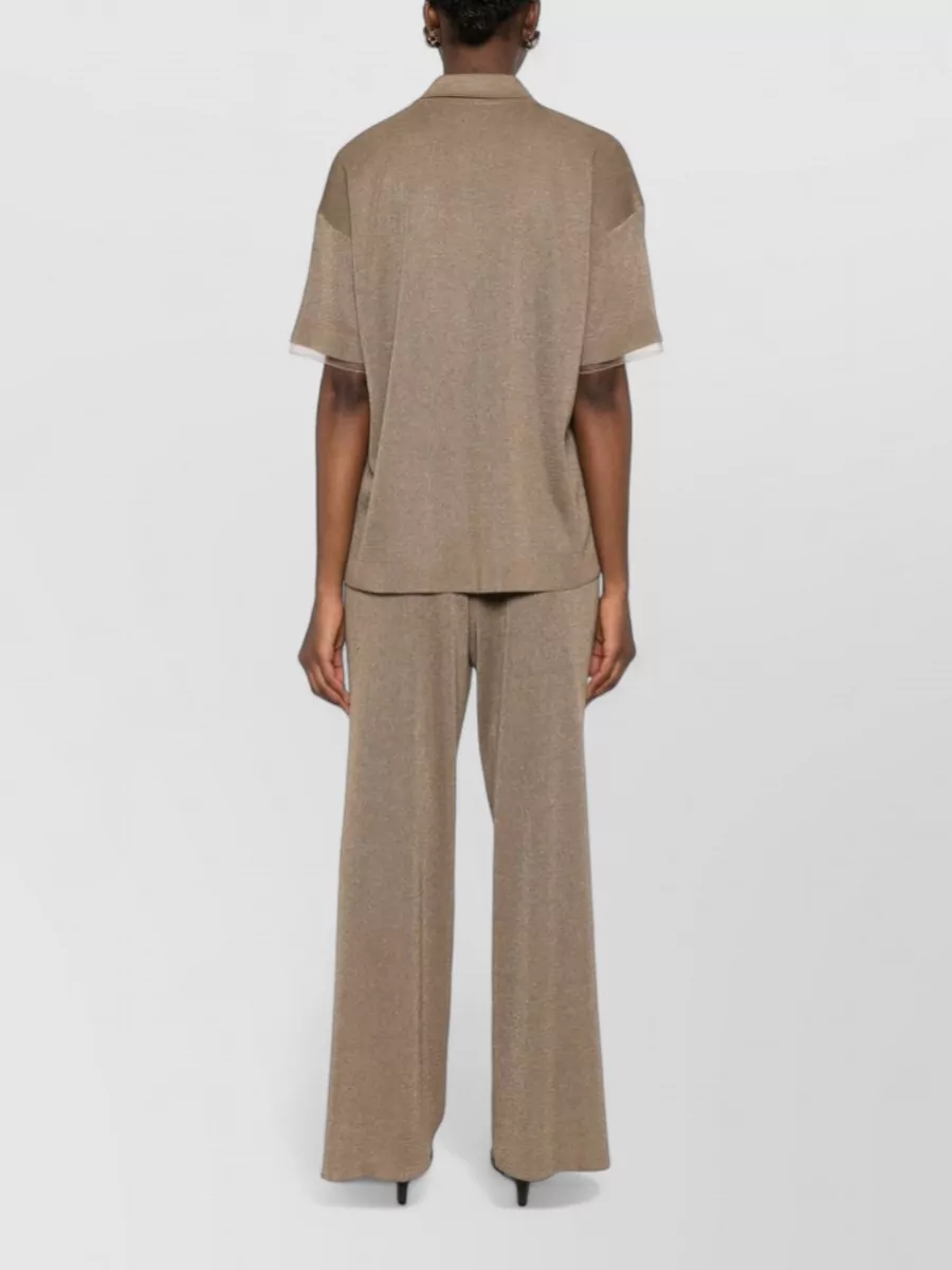 Fabiana Filippi Short-Sleeve Polo Shirt