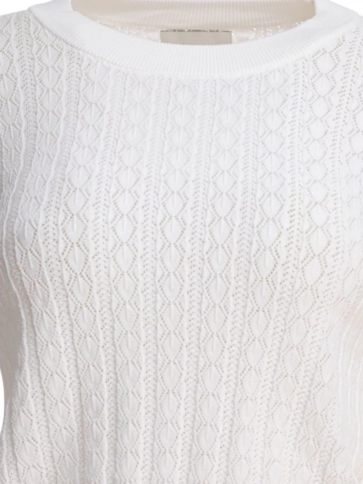 LOULOU STUDIO CABLE KNIT CREW NECK SWEATER