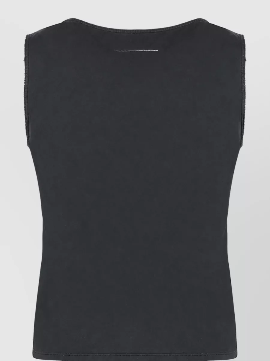Mm6 Maison Margiela Cotton Tank Bodysuit