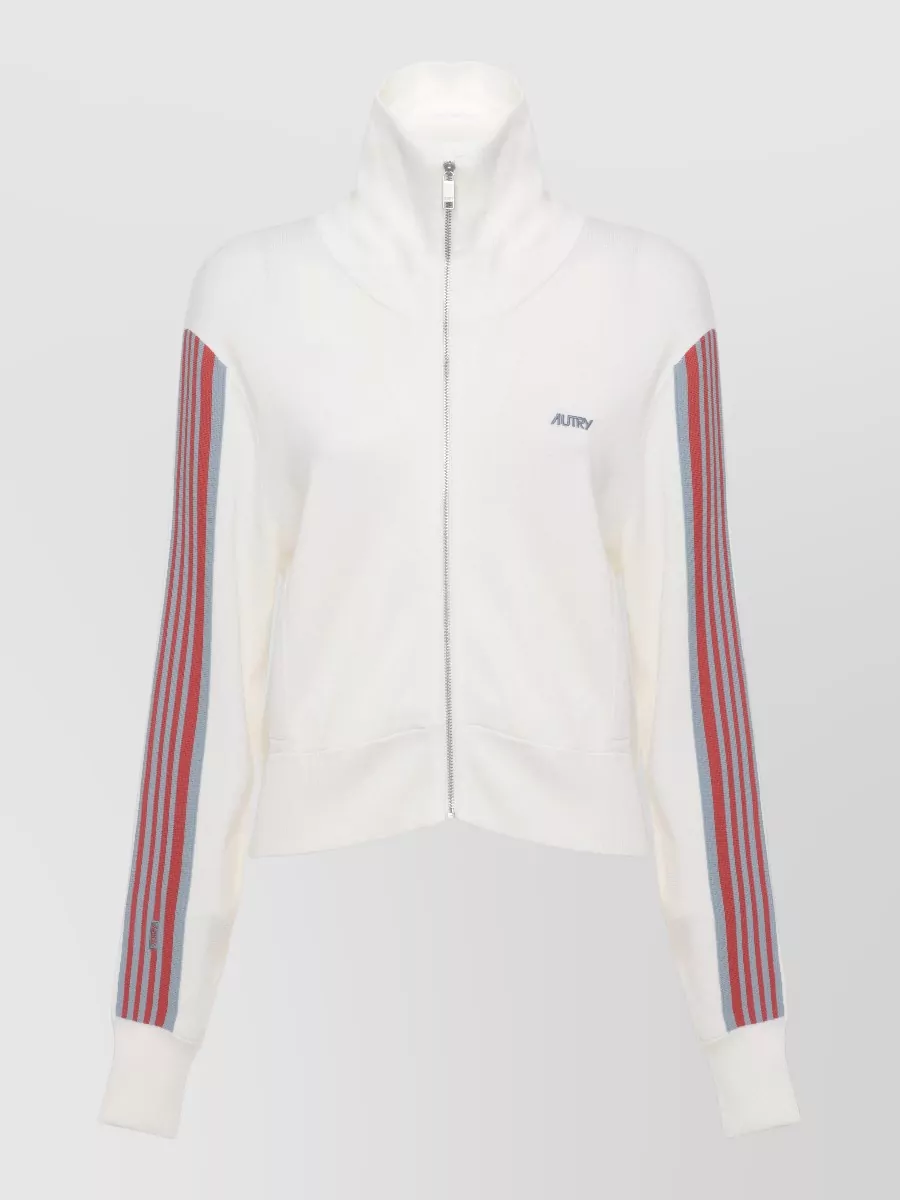 Autry Long-sleeve zip-up sweatshirt