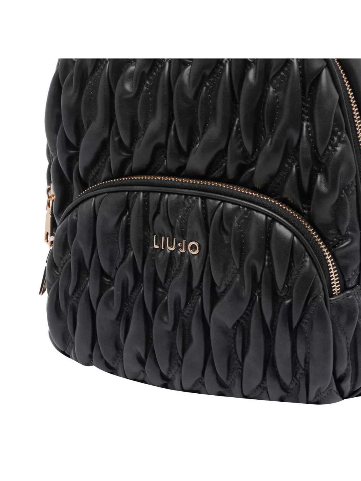 Liu •jo Versatile Medium Backpack Zipped Pocket In Black