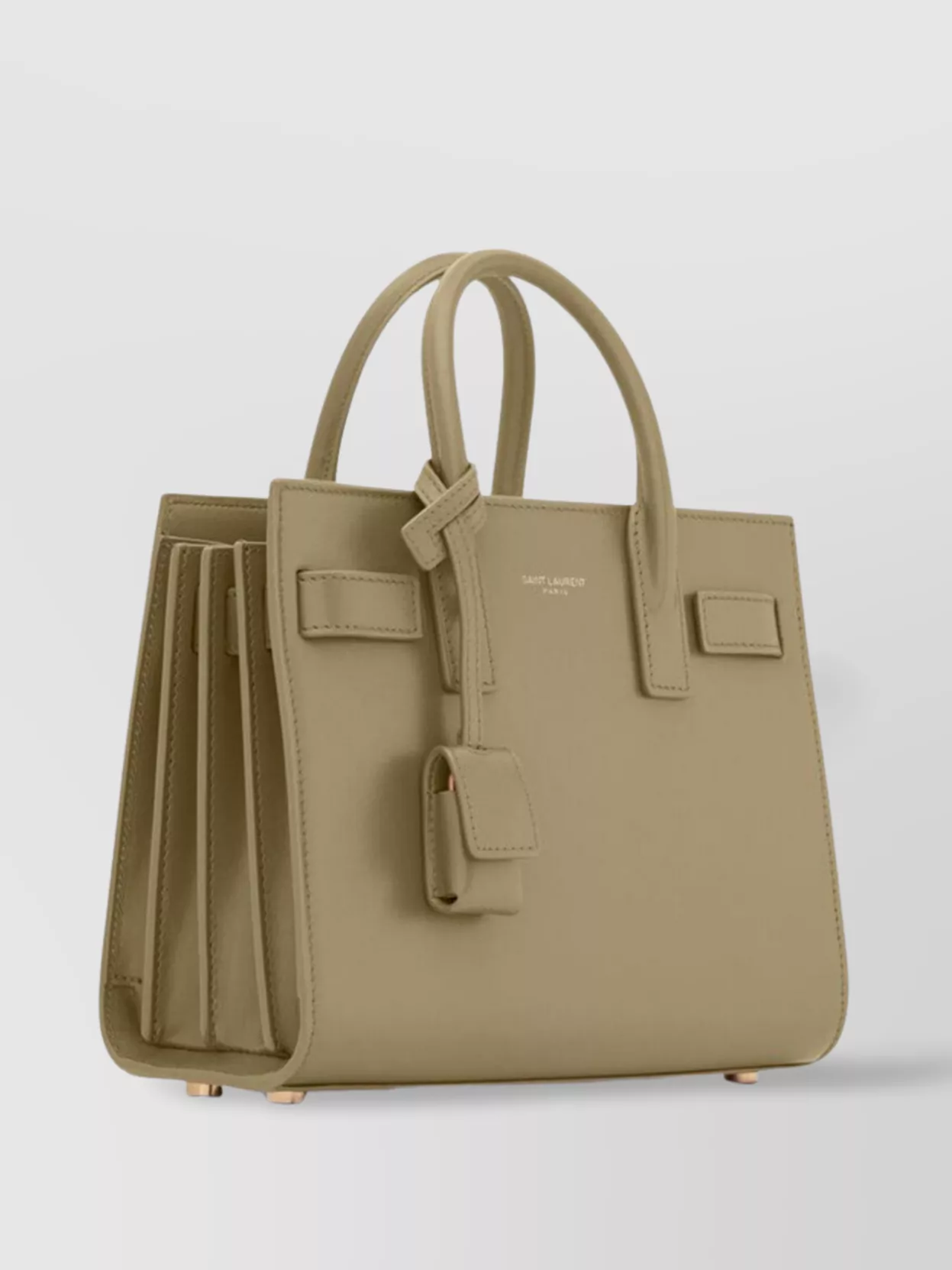 Saint Laurent Smooth Leather Nano Tote Bag