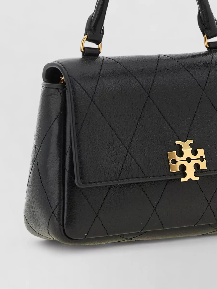 Tory Burch Quilted Leather Clutch Bag