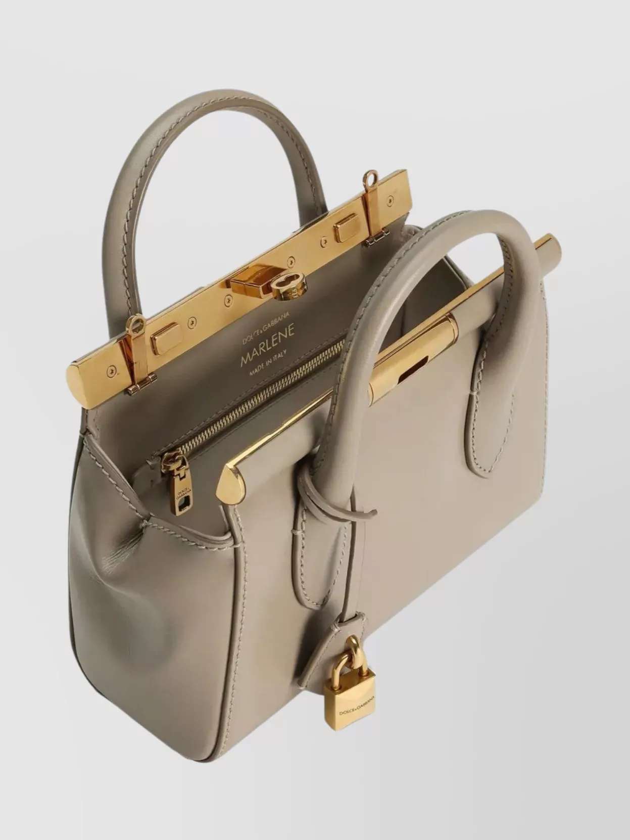 Dolce&Gabbana Mini Leather Shoulder Bag Handle