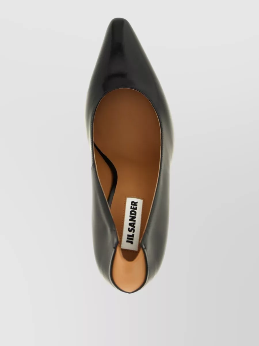 Jil Sander Leather Alma Pumps