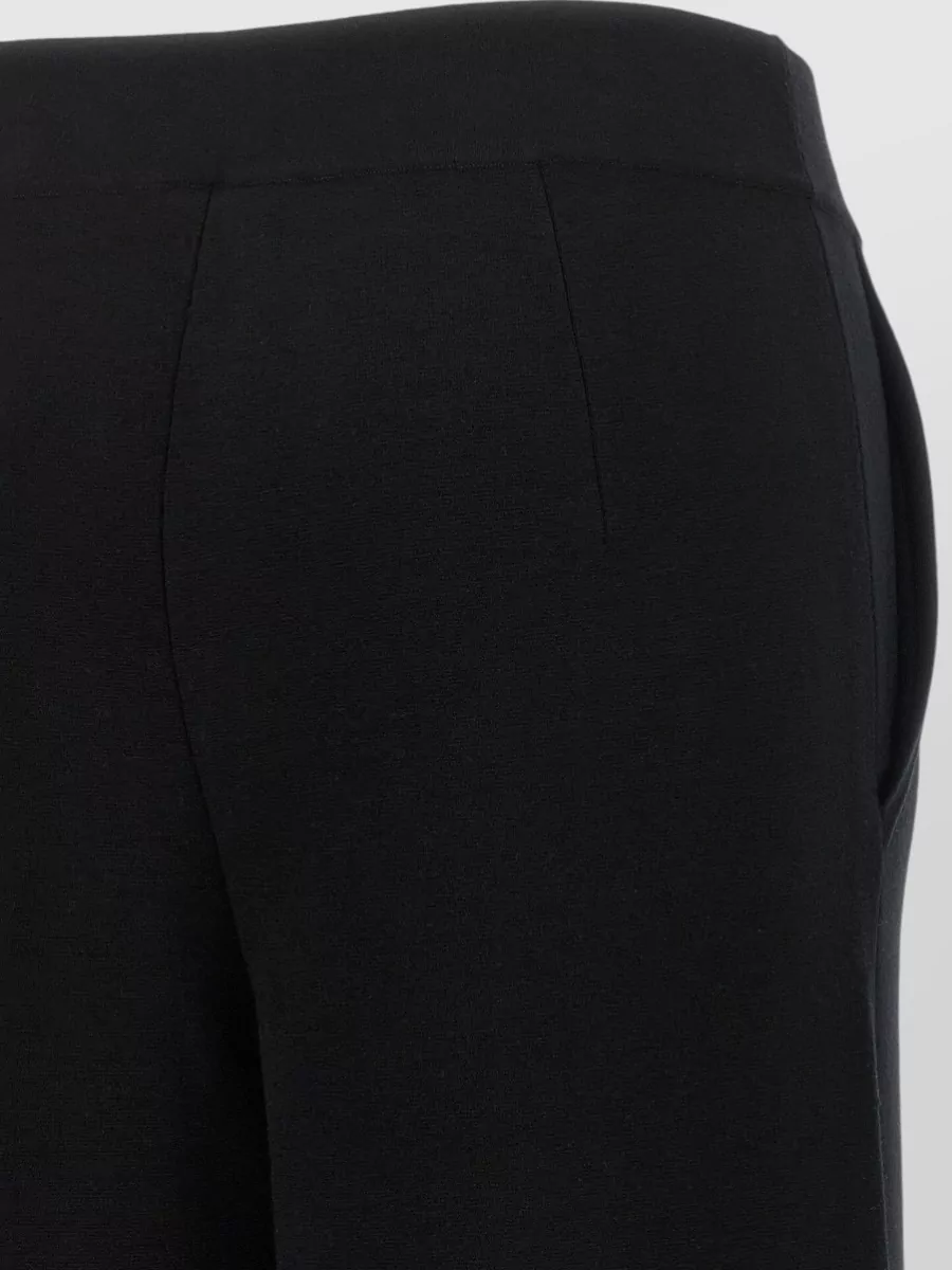 Max Mara High-Rise Wool Wide-Leg Knit Pants