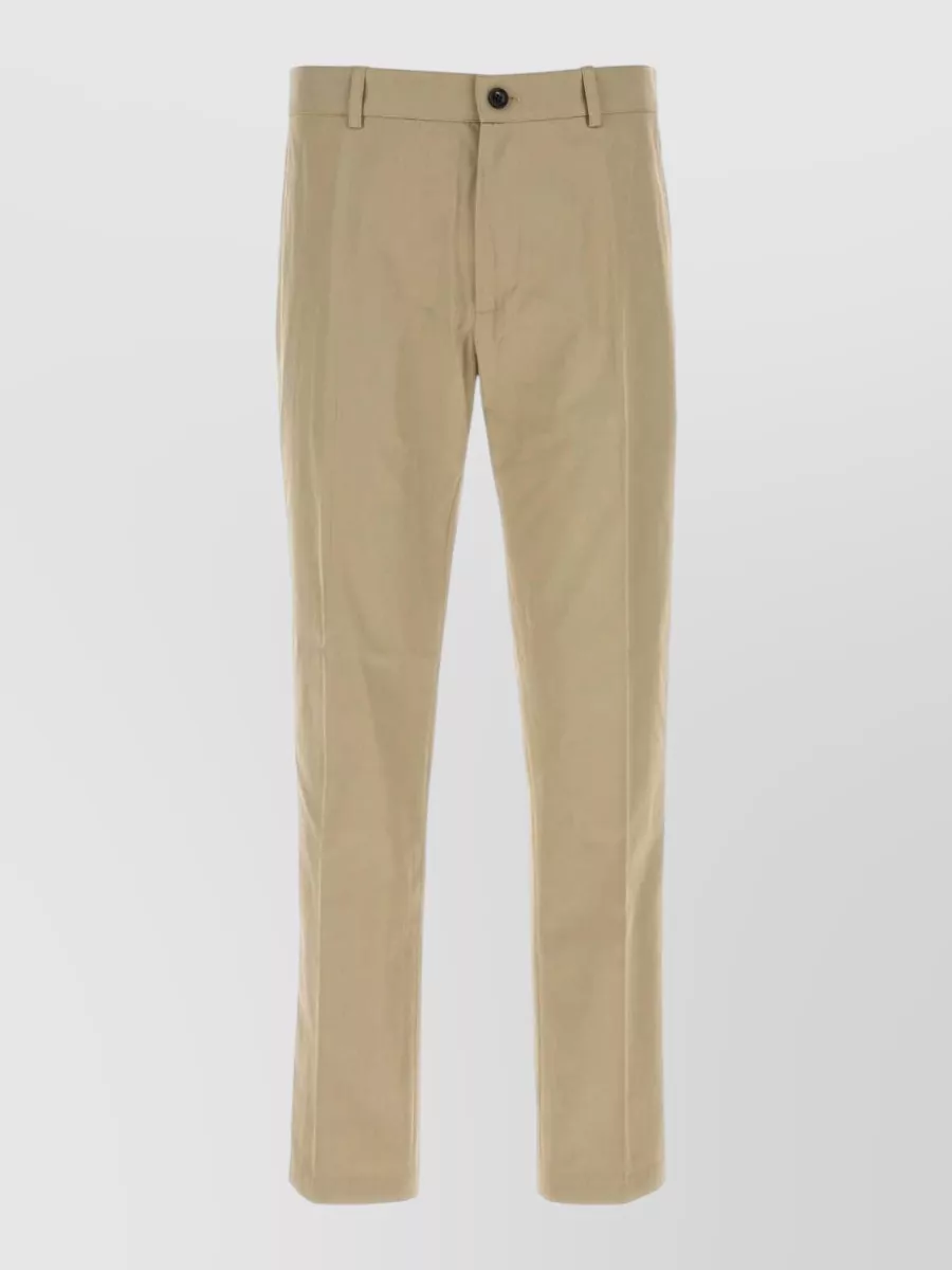 Burberry cotton straight-leg chinos