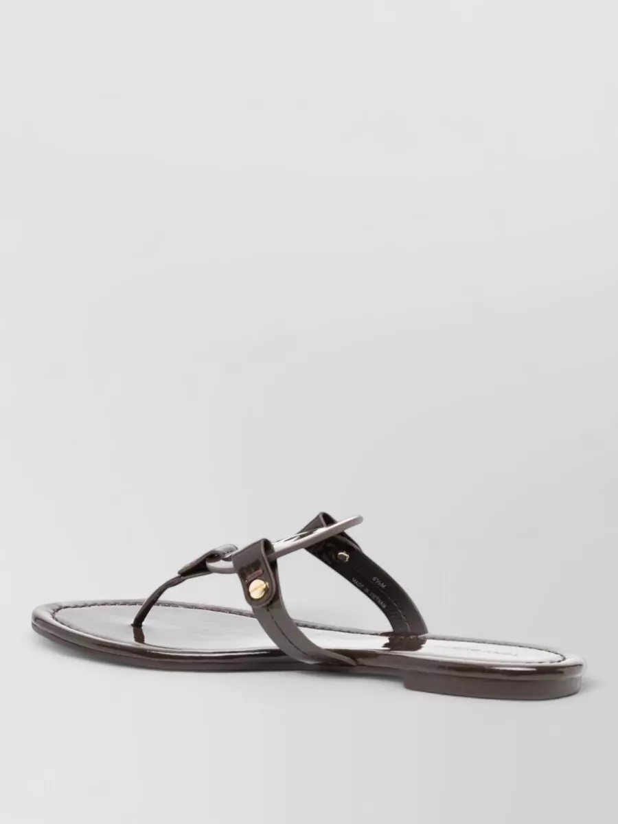 Tory Burch Leather Flat Sandals
