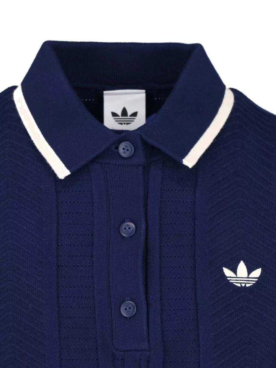 Adidas Short-Sleeve Knitted Top