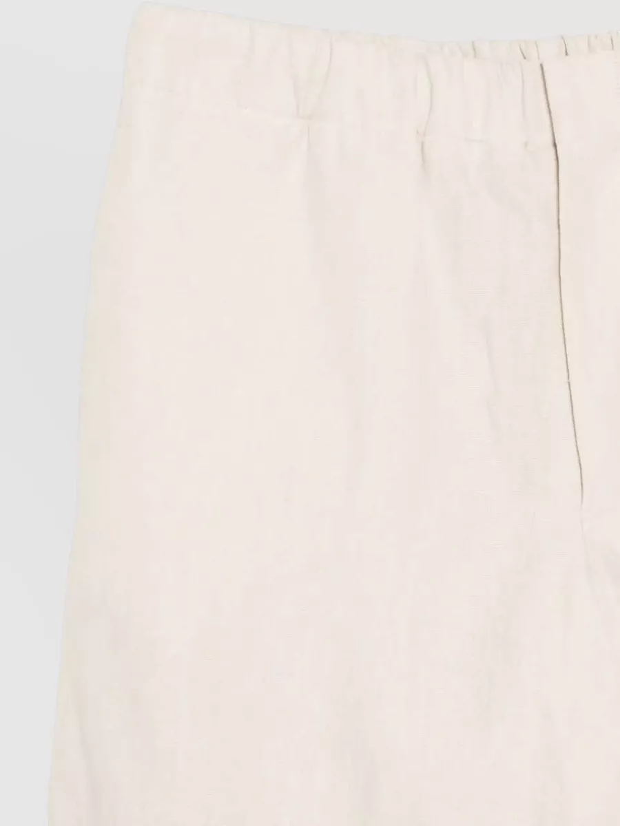 Lardini Mens Stretch Trousers Straight Leg Waistband