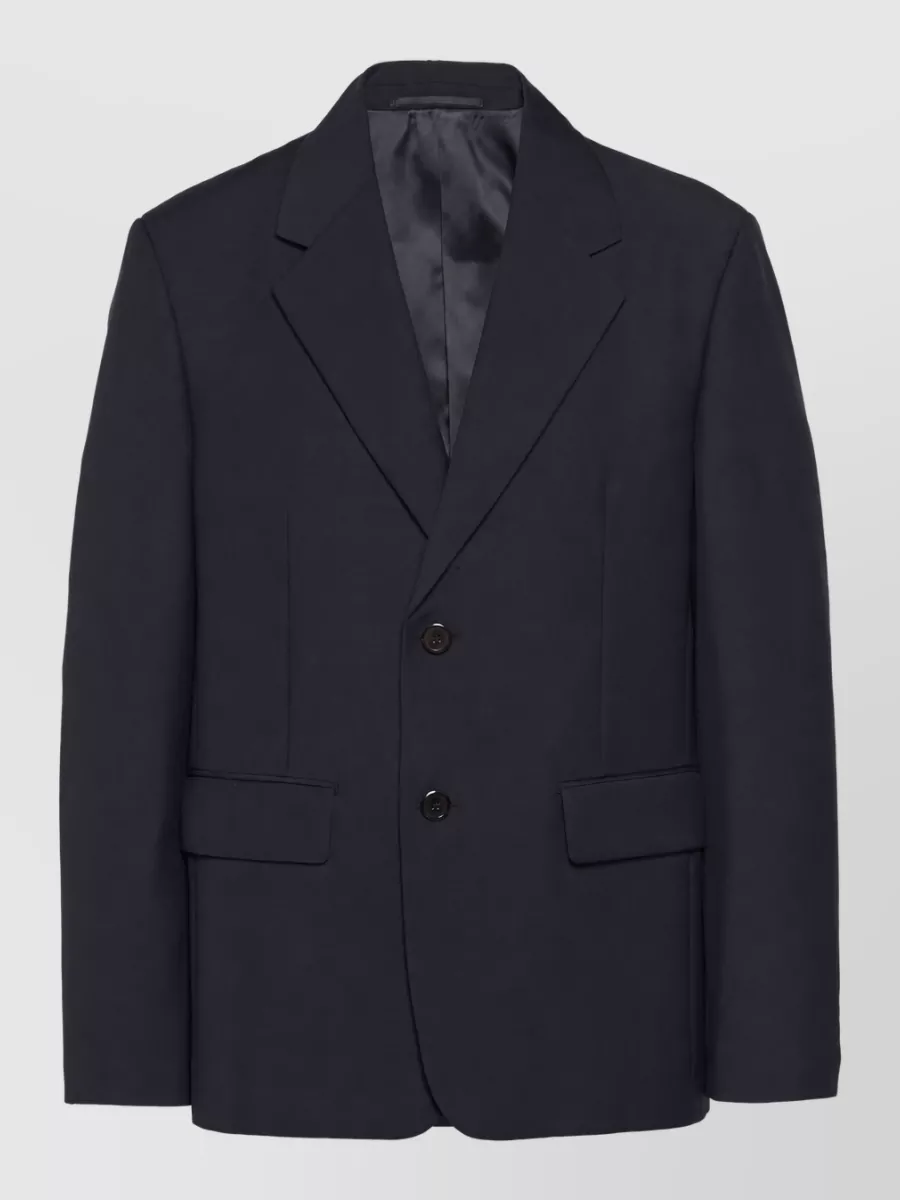 Prada mohair oversized single-breasted jacket