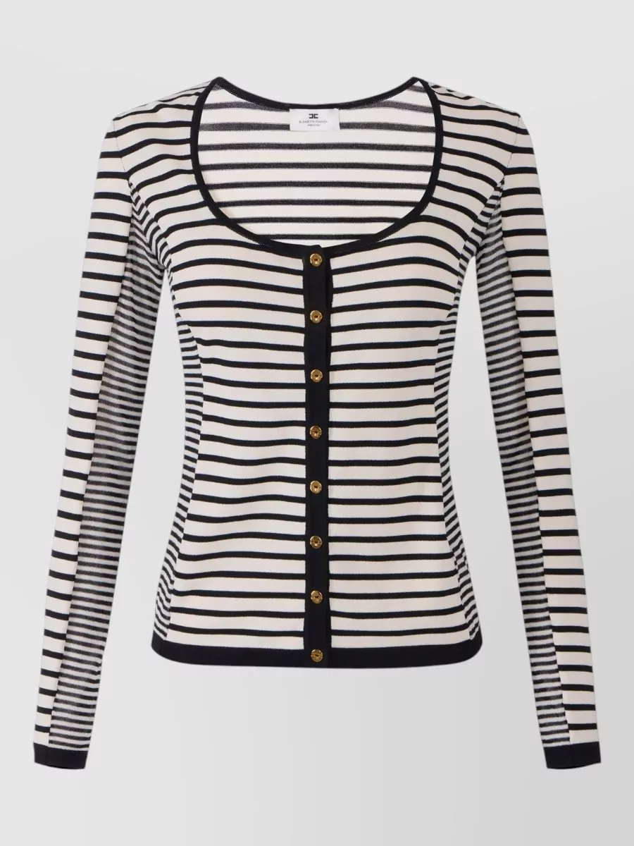 Elisabetta Franchi Fine-knit cardigan