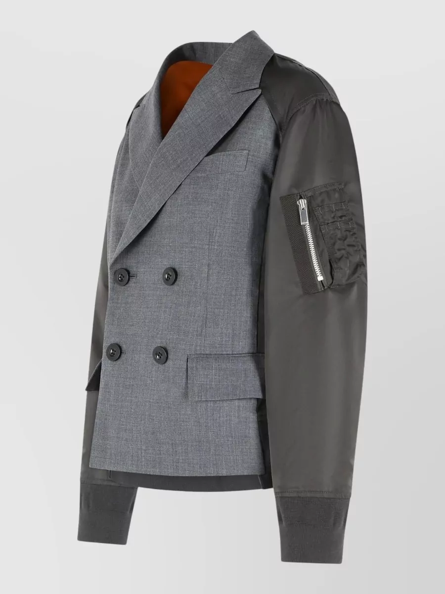 Sacai Double Breasted Coat