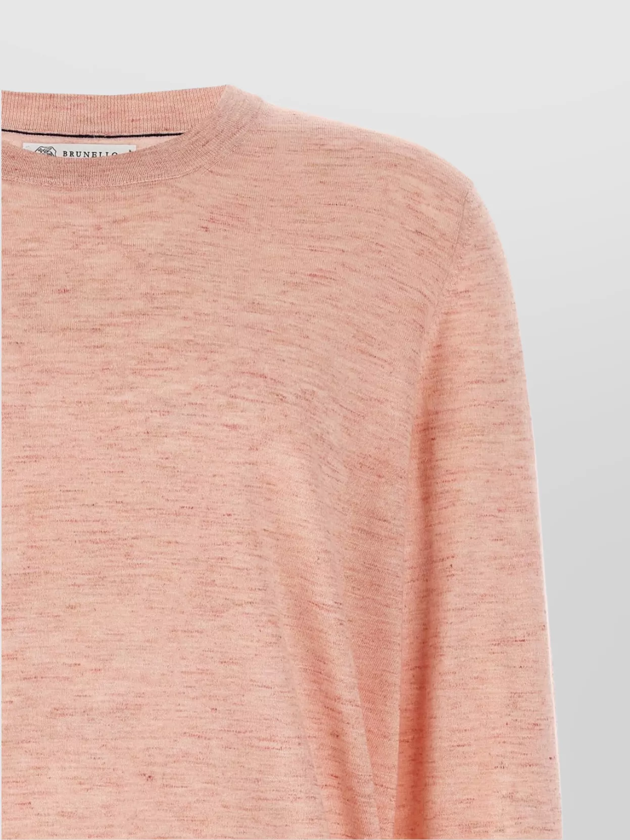 Brunello Cucinelli Melange Effect Sweater Sweaters And Cardigans Pink