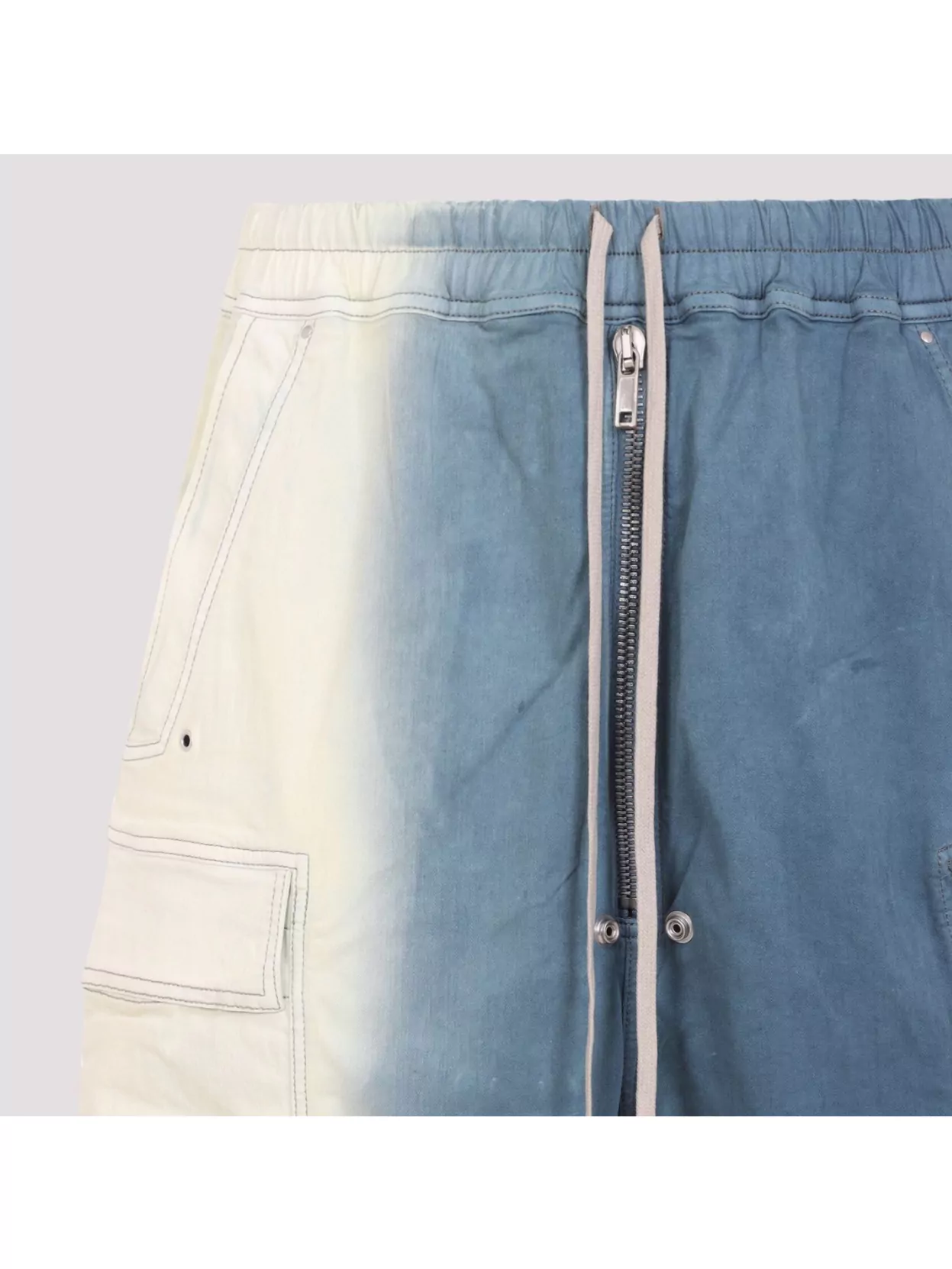 Shop Rick Owens Drkshdw Cargo Shorts With Slit And Flap Pockets