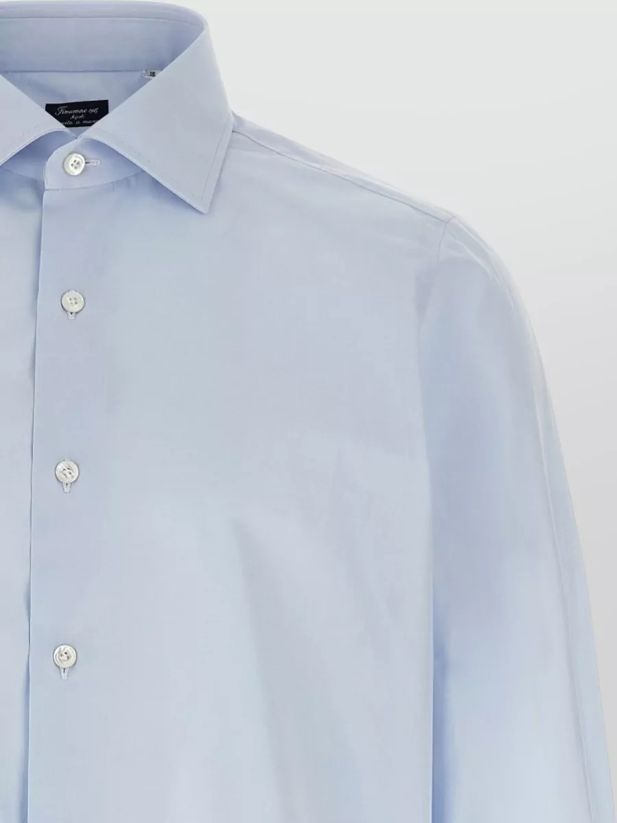 Finamore Cotton Long-Sleeve Shirt
