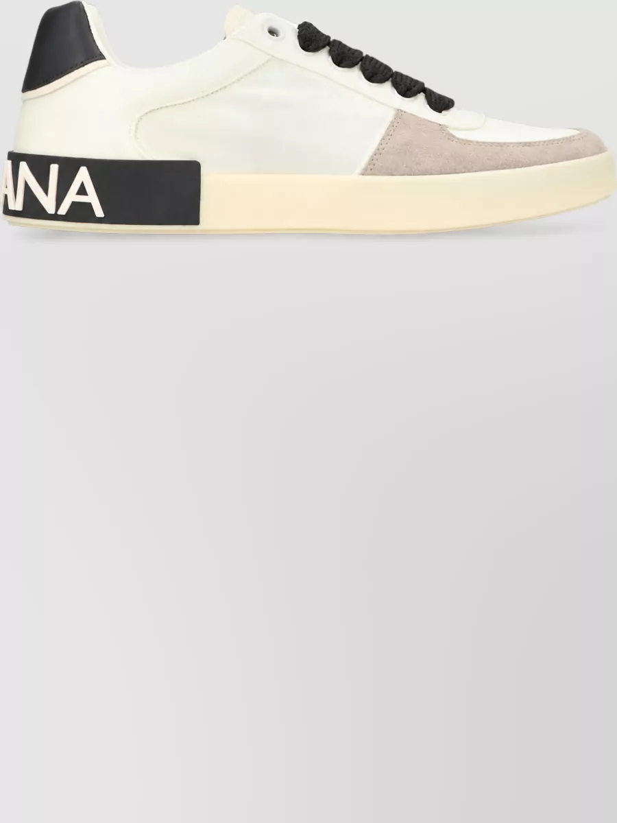 Dolce&Gabbana Leather Low-Top Sneakers
