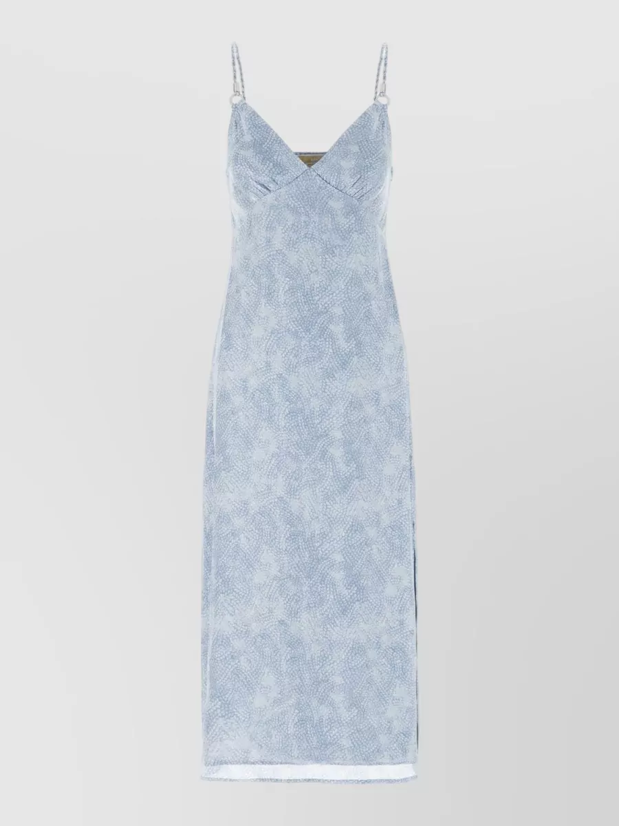 Michael Kors Floral-print v-neck midi dress