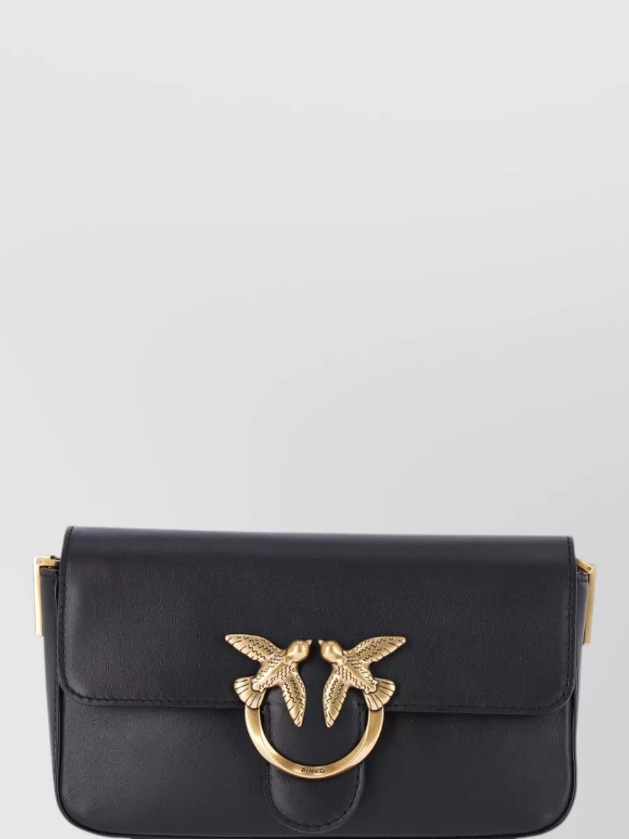 Pinko Love Bag Leather Shoulder Bag