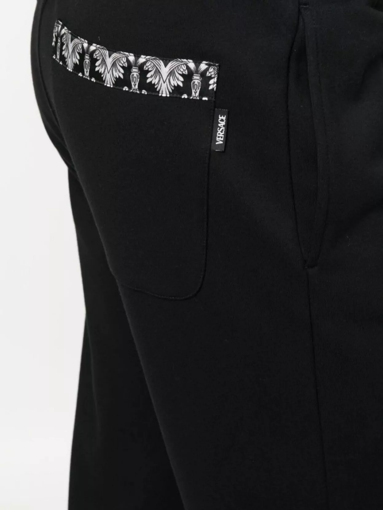 Versace Comfortable Joggers With Pockets And Ribbed Cuffs