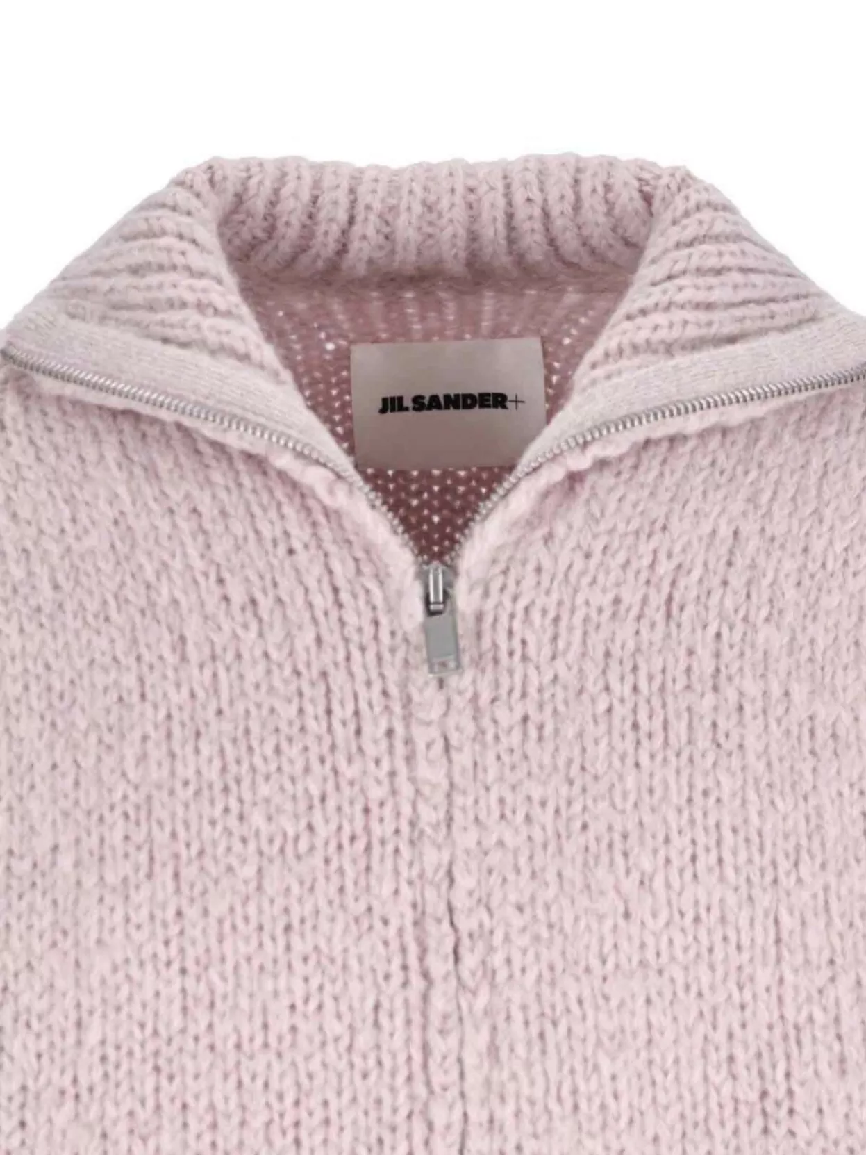 Jil Sander Chunky Knit High Collar Sweater