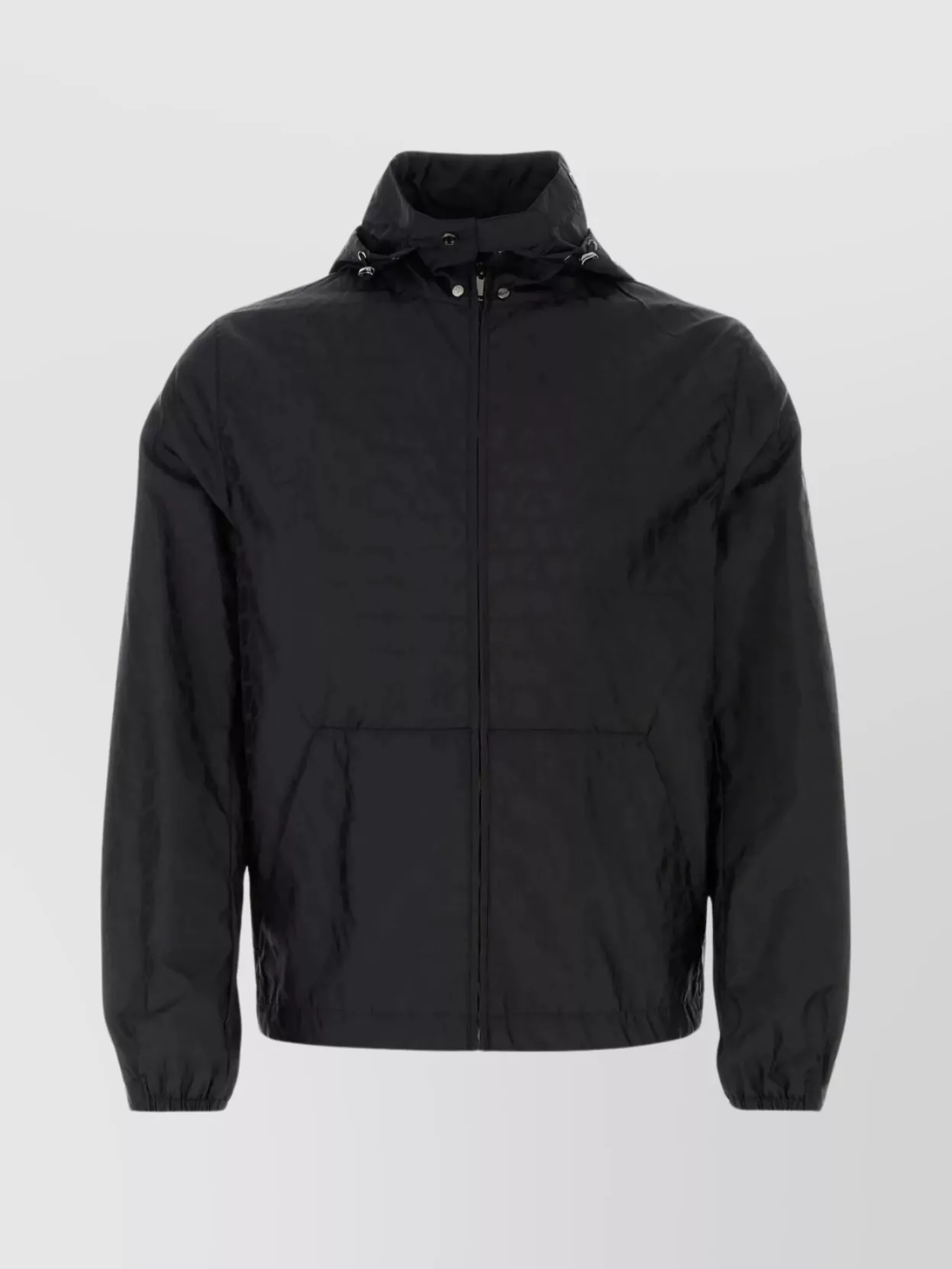 Shop Valentino Quilted Hooded Windbreaker Jacket With Adjustable Drawstrings