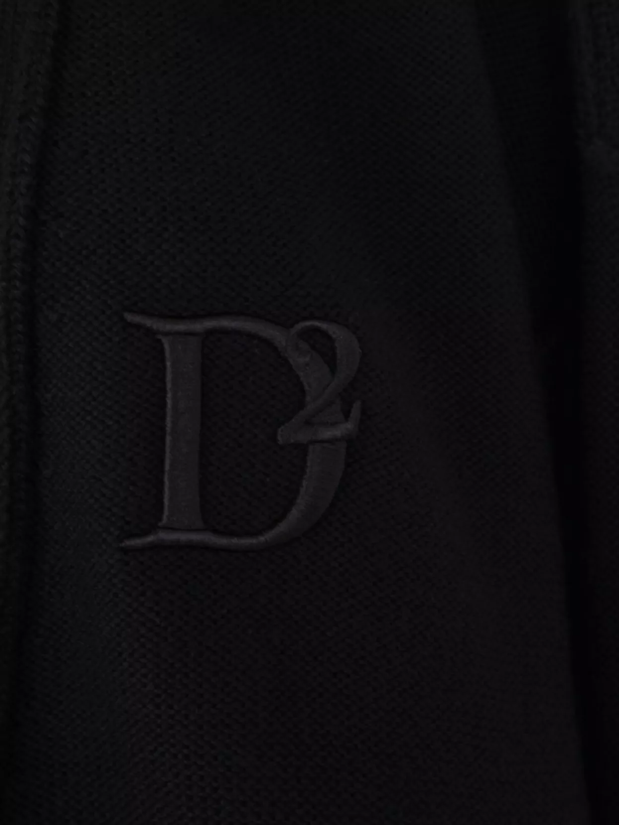 Dsquared2 Knit Cardigan Front Pockets In Black