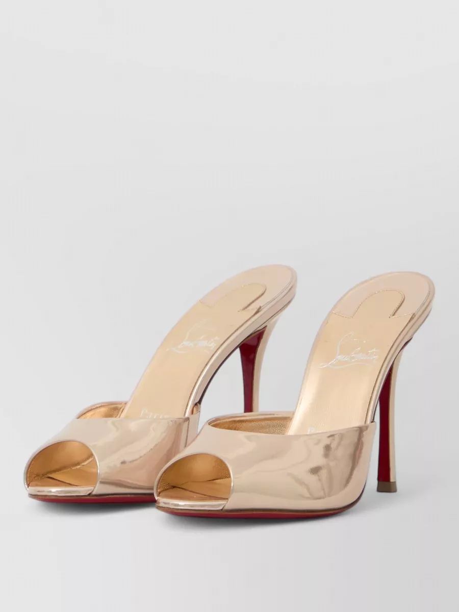 Christian Louboutin leather mule sandals