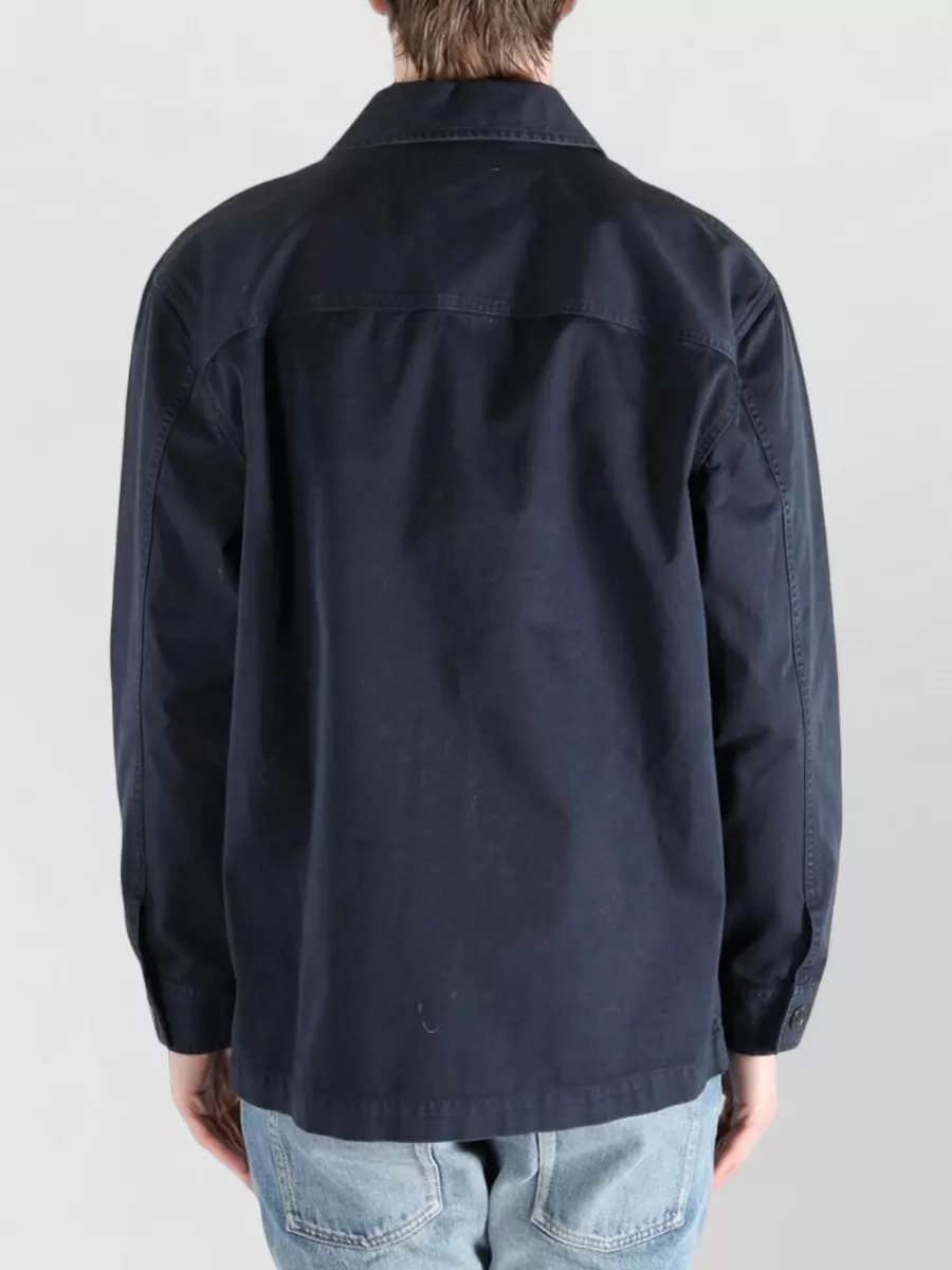 Saint Laurent Cotton Overshirt Shirt Point Collar Design