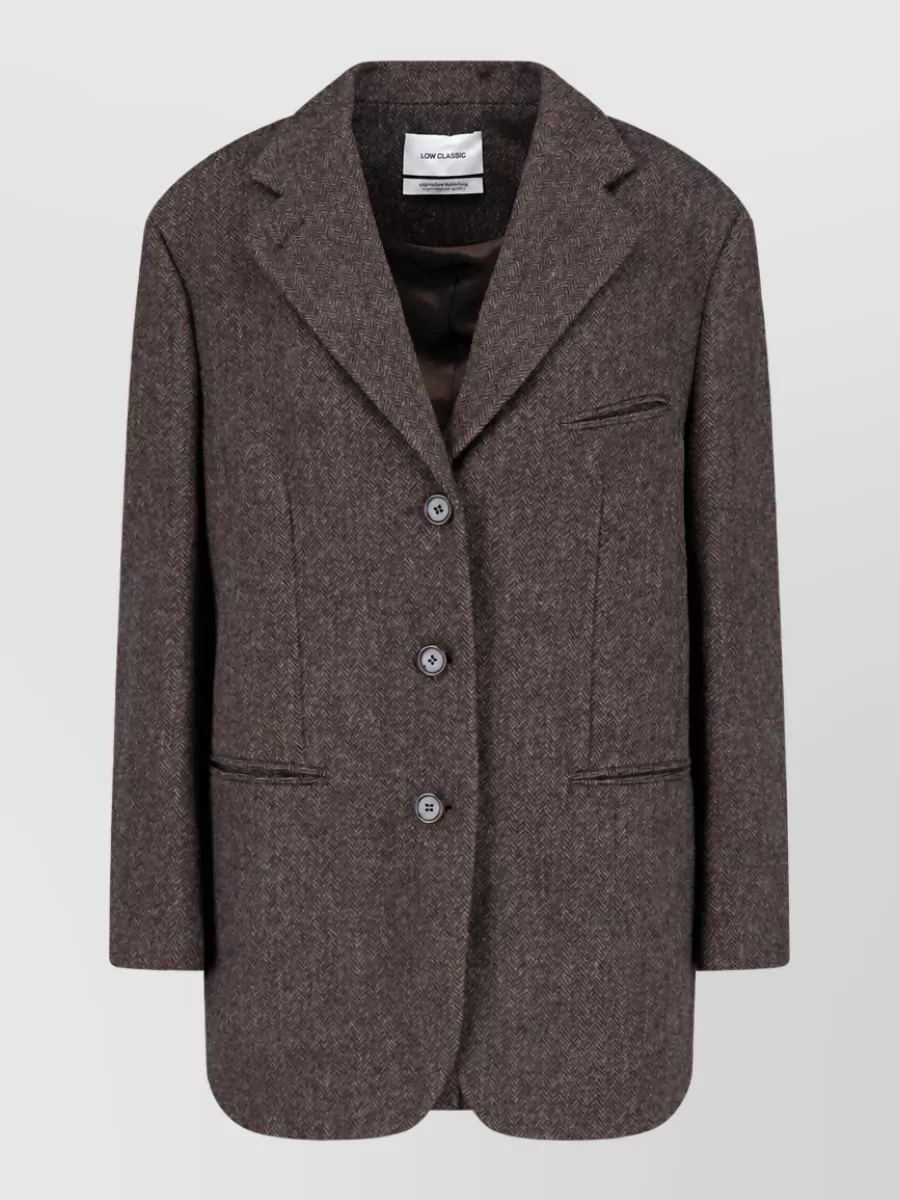 Low Classic wool suit jacket