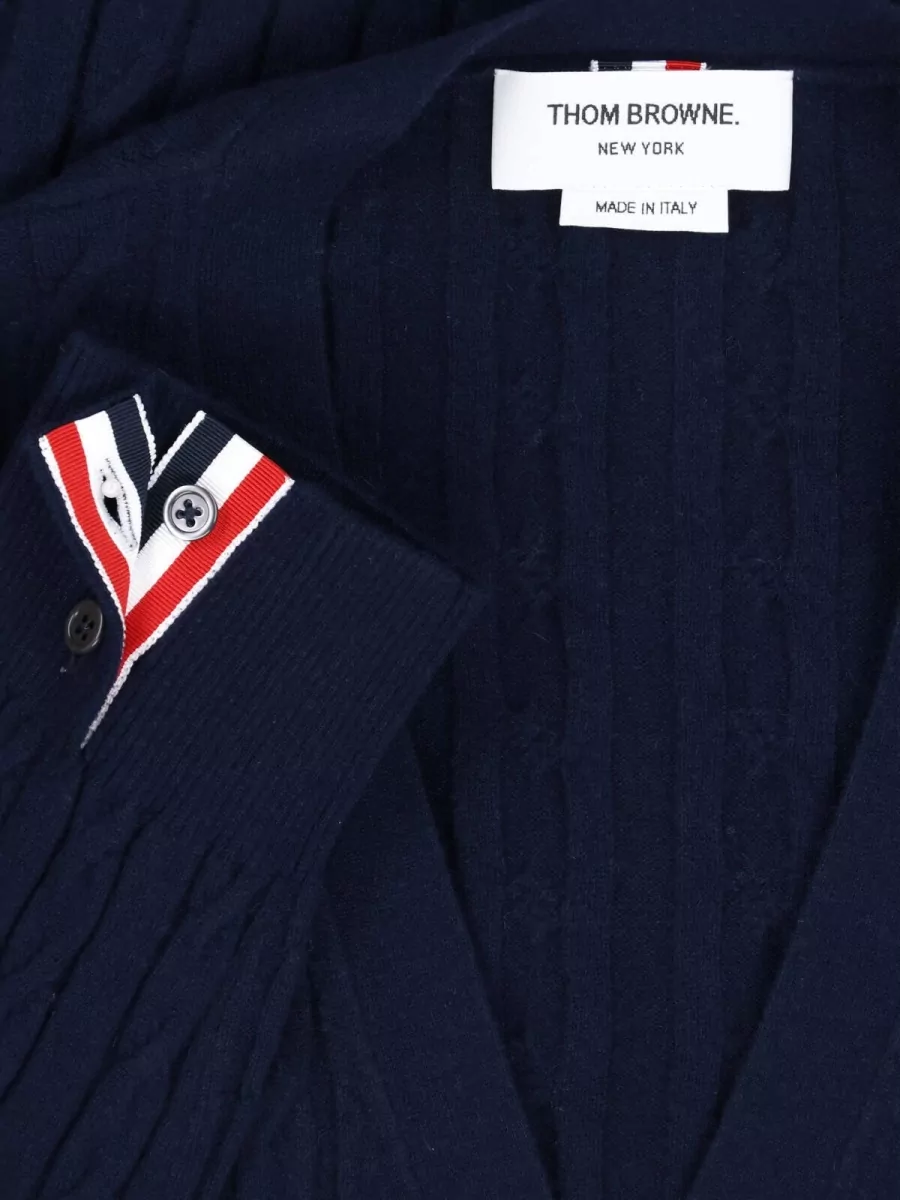 Thom Browne Cashmere crewneck jacket
