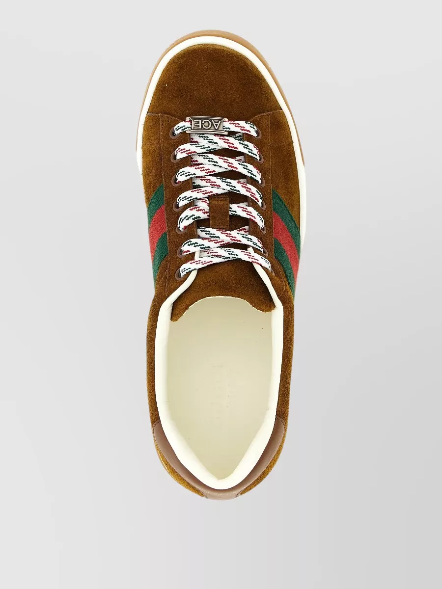 Gucci Leather Low-Top Sneakers