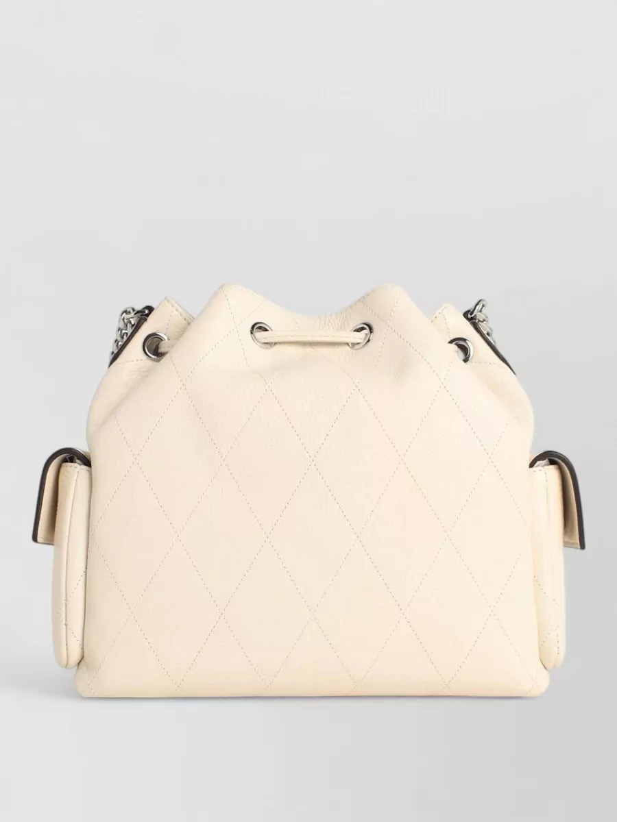 Tory Burch Charlie Leather Bucket Bag